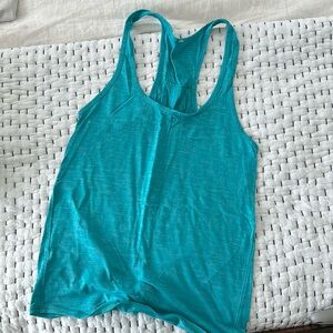 Lululemon women’s teal, tie back tank - size 6 - great condition
